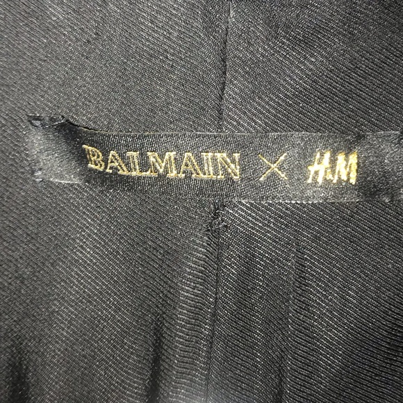AUTH Balmain x HM Velvet Blazer - Picture 6 of 6